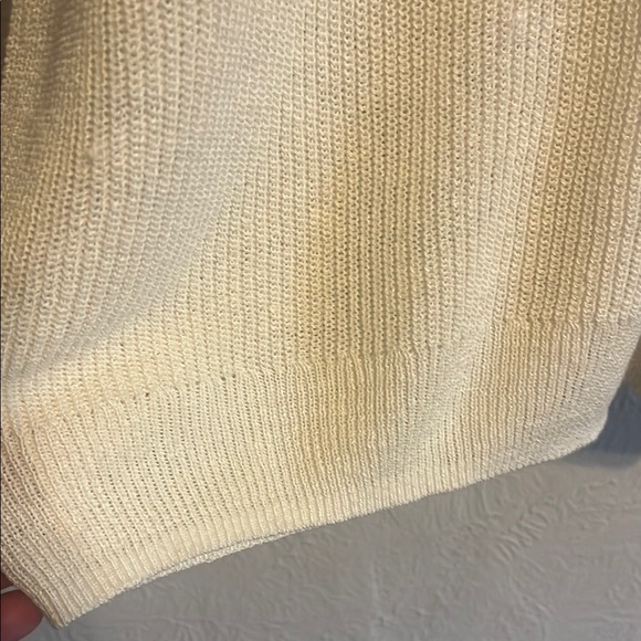 Halogen Cream Sleeveless Knit Top Large - Picture 4 of 6